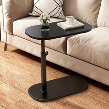 Table dappoint relevable pivotante à 360° en Forme de C – Table dappoint étro...