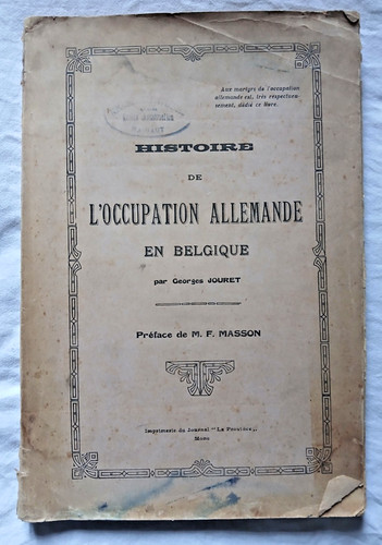Histoire occupation - histoire, de