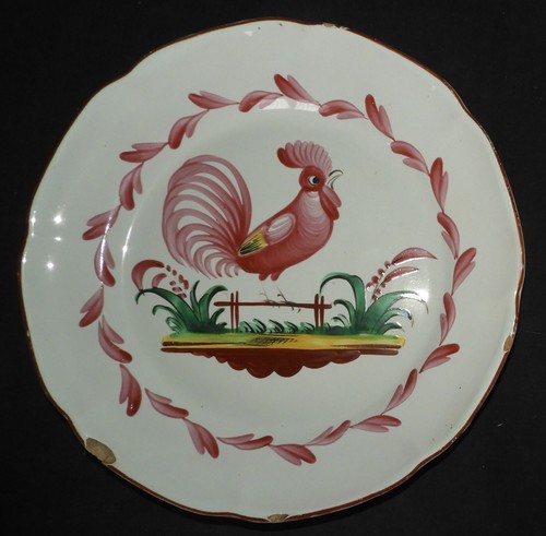 Assiette ancienne faience - ancienne,, de