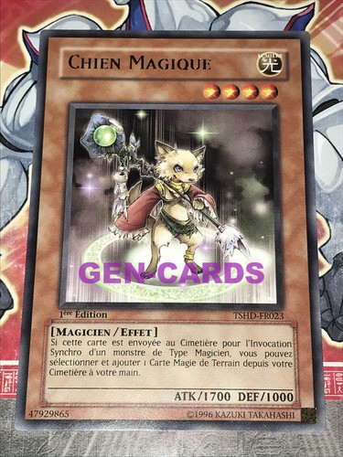Carte chien magique - carte, oh