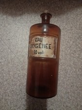 XIXe  Grand Flacon  POT à PHARMACIE  apothicaire medecine  pharmacien 30 cm ...