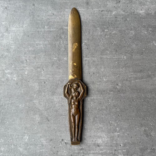 Coupe papier bronze art - en,