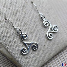 Boucles d’oreilles Triskel