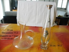 Lot carafe à décanter +