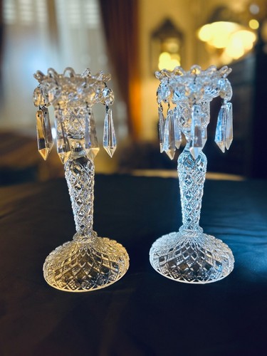 Paire girandoles cristal - paire,