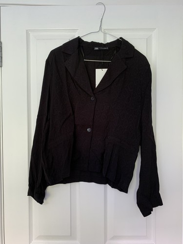 Blazer fin col - col, jacquard