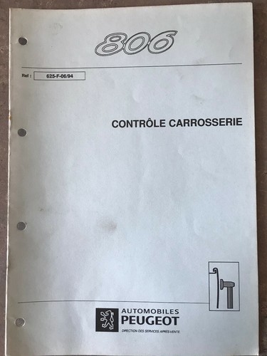 Manuel atelier 625 06 - d’atelier, 625-f-06/94