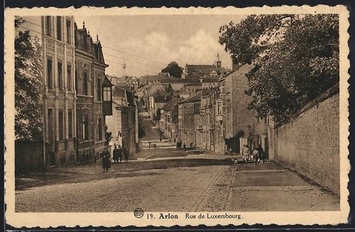 Cpa arlon rue - rue, luxembourg