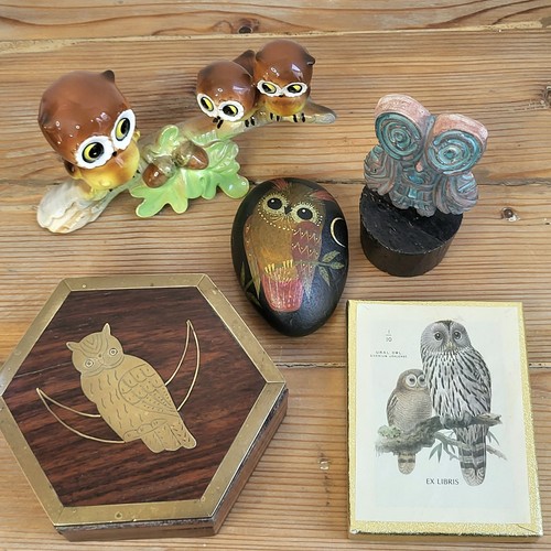 Lot objets chouettes et - objets,
