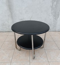 Table basse métal chrome et