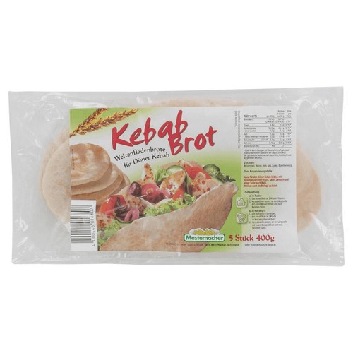 Mestemacher kebab pain - kebab,