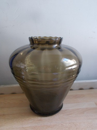 Vase boule vintage verre - boule, en