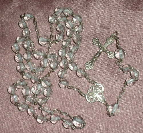 Chapelet argent massif - , &