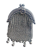 Antique Silver Metal Mesh