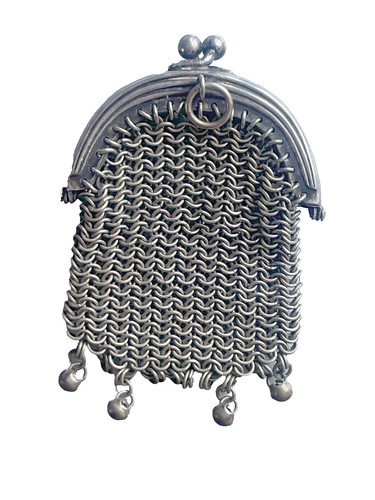 Ancien porte monnaie maille - en,