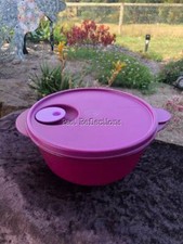 TUPPERWARE CRYSTALWAVE MICROWAVE BOWL 1.5L PINK PURPLE
