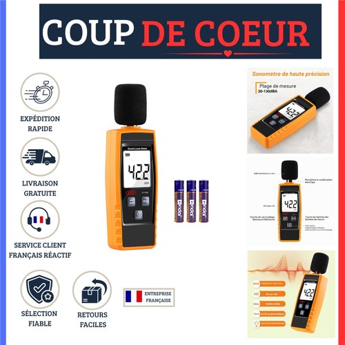 Sonomètre numérique portable