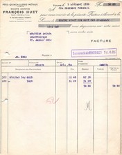 1938 FERS QUINCAILLERIE METAUX