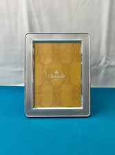 CHRISTOFLE silver metal frame photo holder 22x17 cm collection