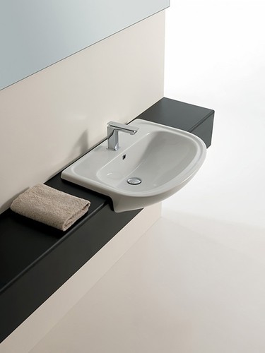 Lavabo semi encastré salle - , de