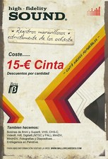 Copiar/convertir/transferencia Videocámara Beta, VHS, Hi8 A Pendrive 15€ X Cinta