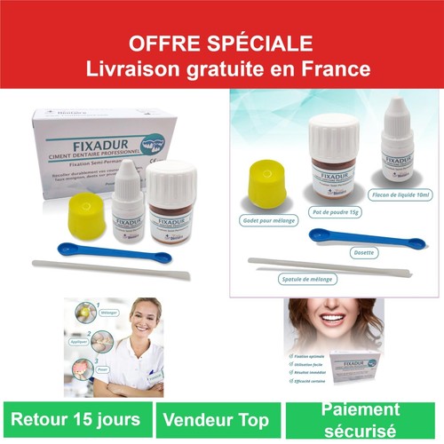 Ciment dentaire semi permanent - ciment, semi-permanent