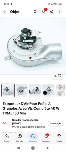 Extracteur air pour poêle - extracteur,