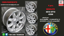 Jantes Minilite 6x13 4x98 Alfa