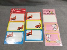 Lot Vignettes Adhésives Vintage NRJ et Snoopy (C)