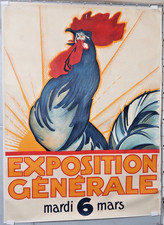 AFFICHE ANCIENNE EXPOSITION