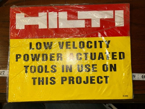 Hilti low velocity - low, powder
