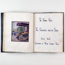WILDE Young King 1930 Manuscrit et aquarelles Rylda Lindsay-Toone de Dampierre