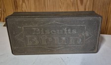 Vintage Metal Box "Brown Cookies" Retro Decoration