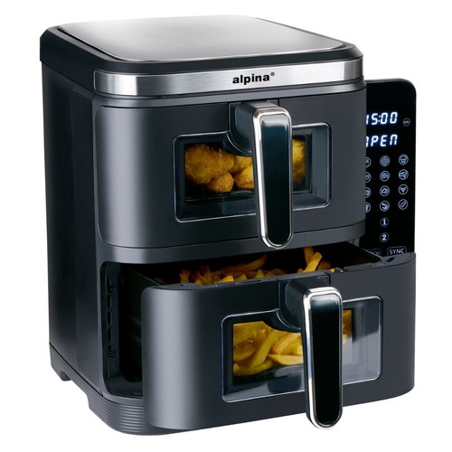 Alpina air fryer double - alpina,