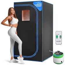 Mini sauna SereneLife pour la maison, sauna infrarouge, sauna à vapeur pour l...