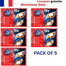 THE HEAT COMPANY Chauffe-Mains Extra Chaud - 10 ou 40 Paires, (PACK OF 5)