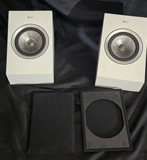 KEF R50 Dolby Atmos Speakers Pair Gloss White Compare to R8 