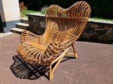 Franco Albini Gala Rattan Armchair Design Bonacina Italy 1951 Coast