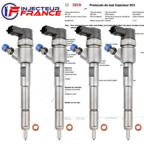 0445110938 bosch injecteur - 4x,