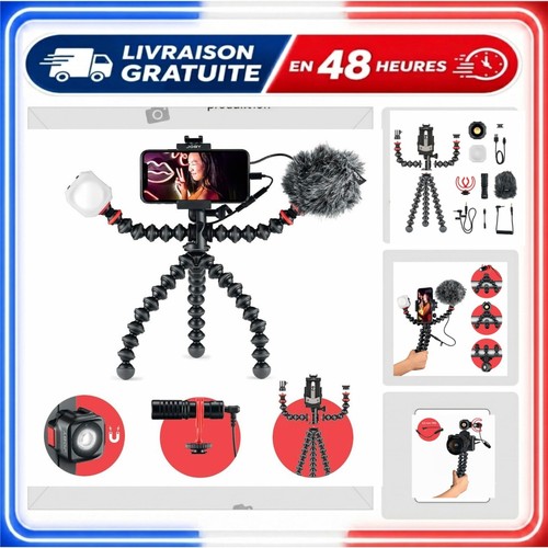 Kit vlogging joby gorillapod - vlogging,