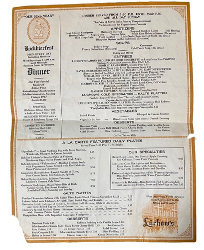 Lüchow german cuisine - lüchow's,