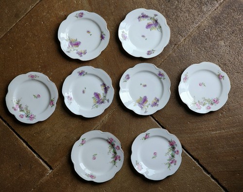 Haviland assiettes dessert - 8, a