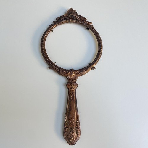 Ancien miroir face main - ancien, à