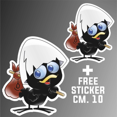 Autocollant calimero sticker - autocollant,