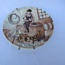 assiette vieux metiers de