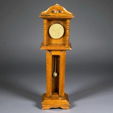 Pendule horloge miniature bois