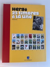 TINTIN HERGE 25 TIMBRES A LA UNE - 7000 Exemplaires