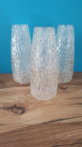 Lot anciennes tulipes verre - 3,