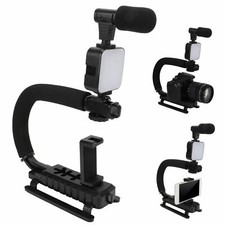 X Stabilisateur Portable Pour Caméra Smartphone Avec Lumière Microphone