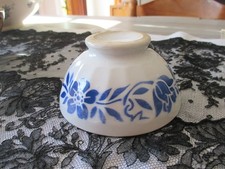 ancien petit bol fleurs bleues